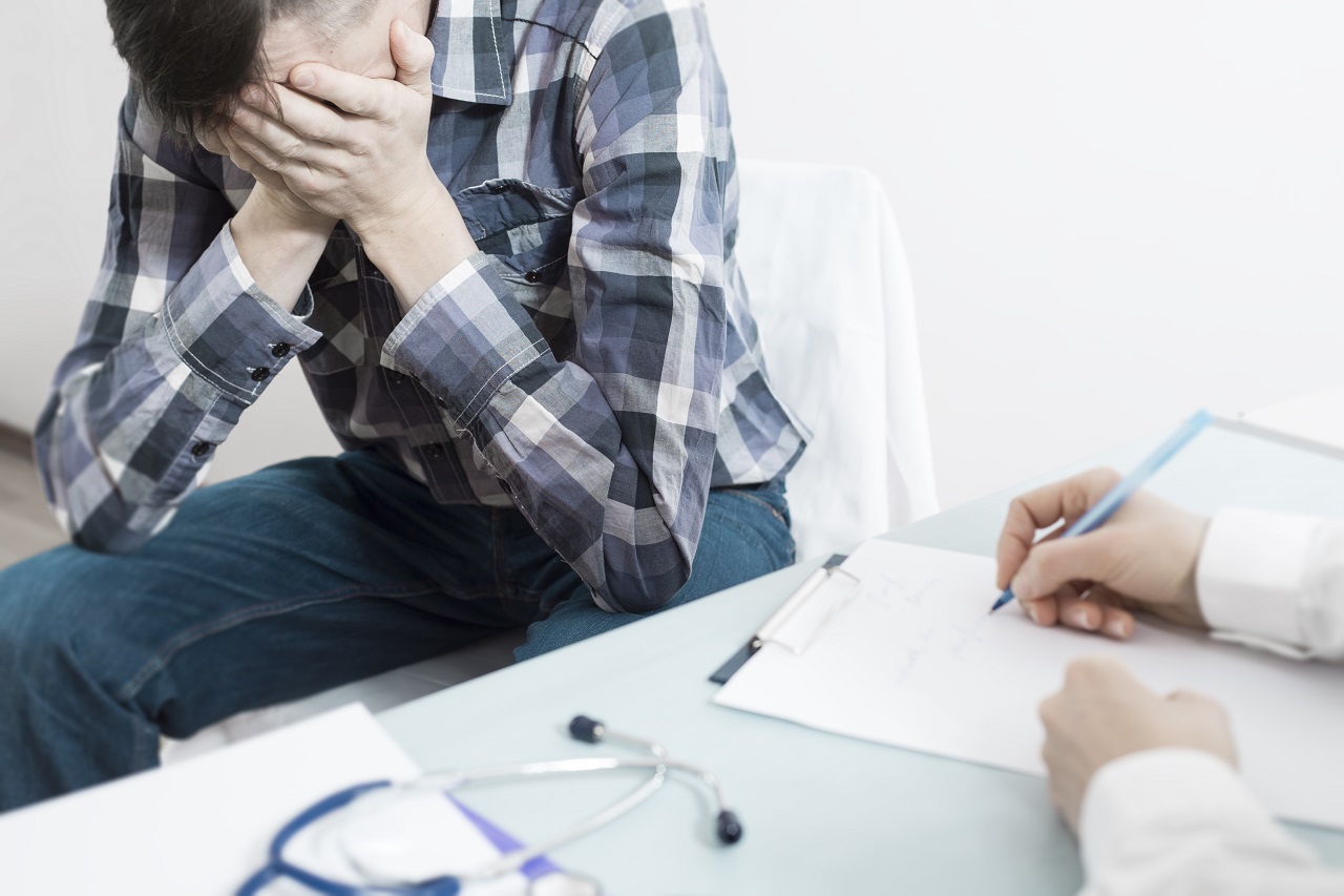 A patient finding out he has prostate cancer