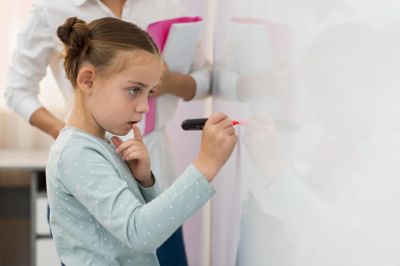 A child having trouble coping at school